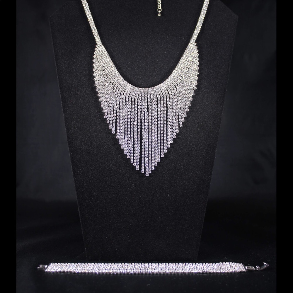 Rhinestone wedding/cocktail set-vintage